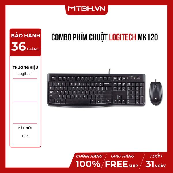 COMBO PHÍM CHUỘT LOGITECH MK120