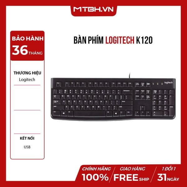 BÀN PHÍM LOGITECH K120