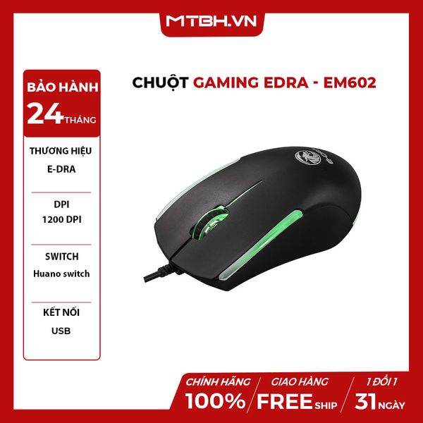 CHUỘT CHƠI GAME E-DRA EM602