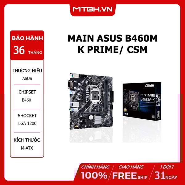 MAIN ASUS B460M - K PRIME/ CSM
