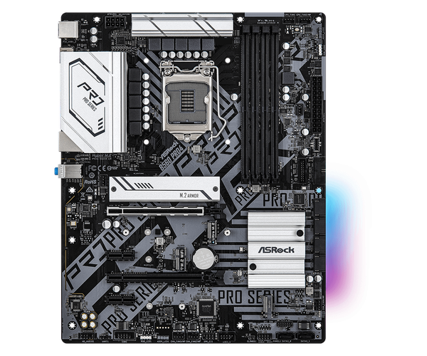 Main ASROCK B560 PRO4 (Intel B560, Socket 1200, m-ATX, 4 khe Ram DDR4))