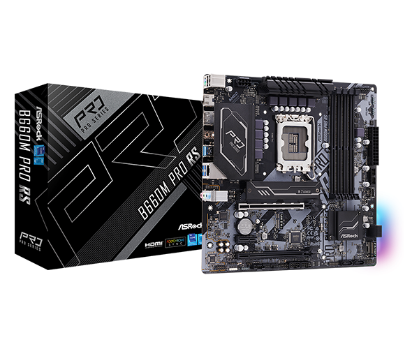 MAIN ASROCK B660M PRO RS ( LGA1700 / M-ATX / 4XDDR4 )