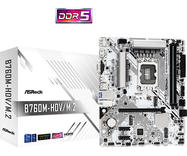 Main ASROCK B760M-HDV/M.2 D5
