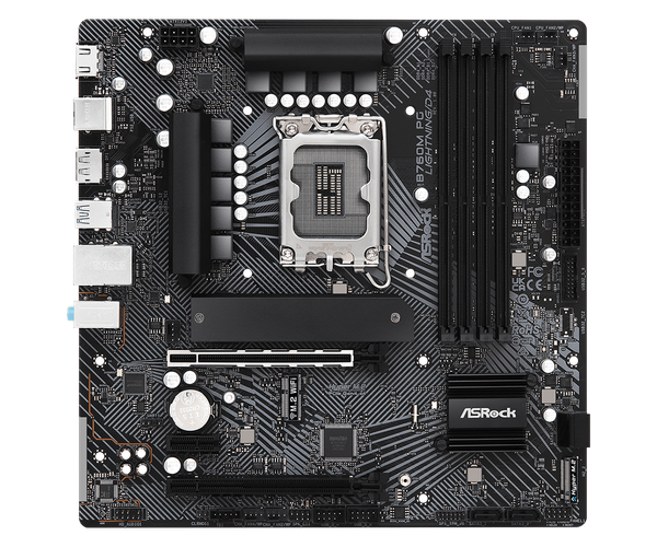Main Asrock B760M PG Lightning D4 ( Intel B760, Socket 1700, Micro ATX, 4 khe DDR4)