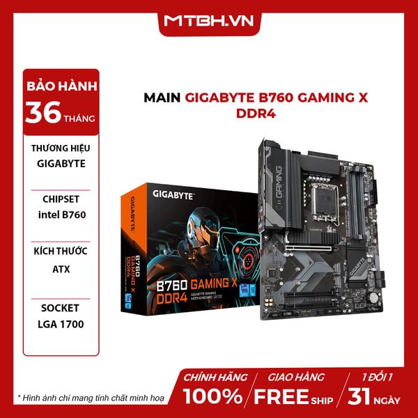 Main Gigabyte B760 GAMING X DDR4