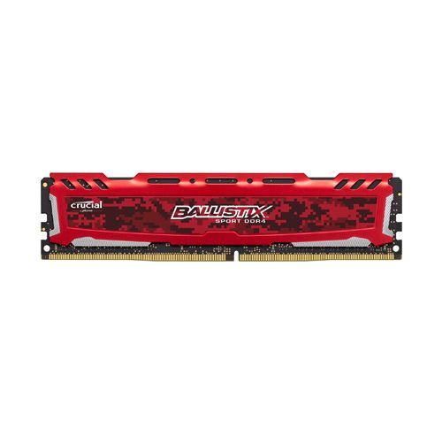 RAM DDR4 8GB CRUCIAL BALLISTIX SPORT BUSS 2666 TẢN NHIỆT RED NEW