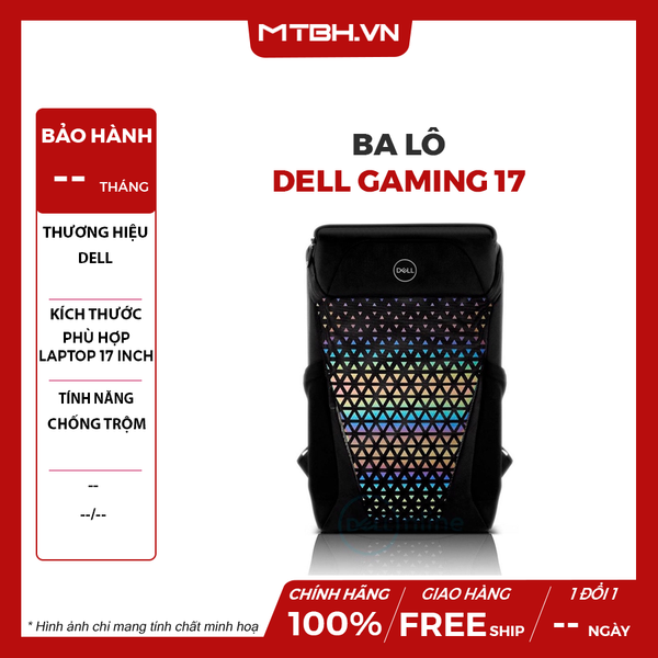 Balo Dell Gaming 17 - GM1720PM