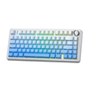 BÀN PHÍM CƠ AULA F75 GAMING PRO 3 MODE (trắng xanh dương gradient, Seiya/Star Vector Switch)