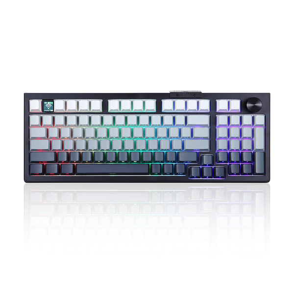 Bàn Phím Cơ Darmoshark TOP98 Tri-mode Black RGB Wireless