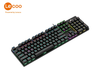 Bàn phím cơ gaming có đèn LED Lecoo KG1101 RGB blue switch