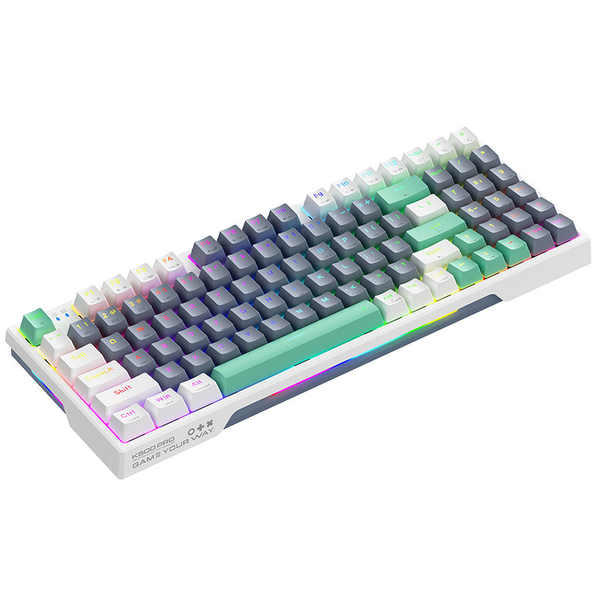Bàn Phím Cơ Machenike K500 Pro-B94W Tri-Mode Wireless RGB Brown Switch