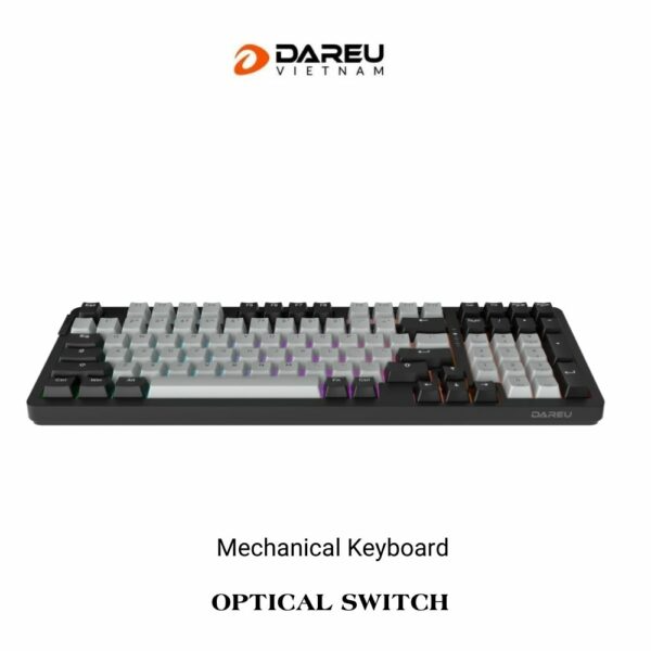 Bàn Phím Cơ Dareu EK98X RGB Gray - Black Dream Switch