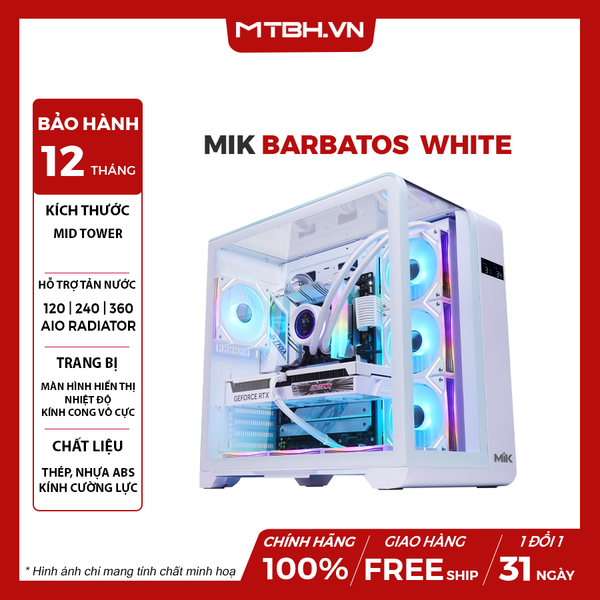 CASE MIK BARBATOS WHITE