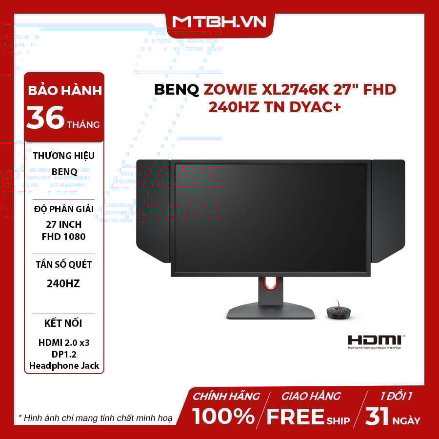 ZOWIE XL2746K GRAY （ZOWIE Launches New XL2746K 27-inch