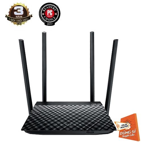 PHÁT WIFI ASUS AC1300 MODEL:RT-AC1300UHP (4 ĂN TEN) - DŨNG SĨ XUYÊN TƯỜNG