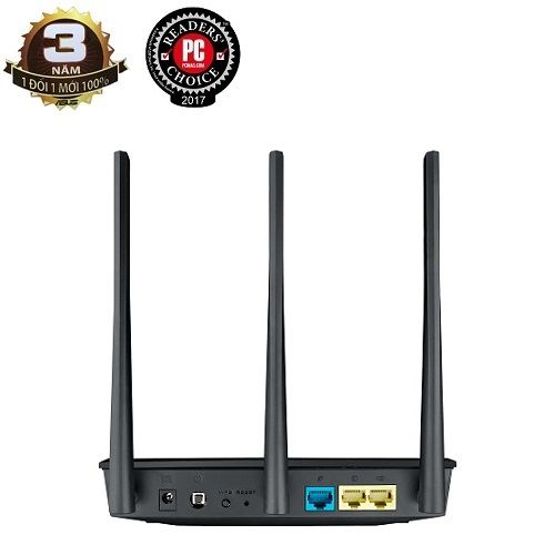 PHÁT WIFI ASUS AC750 MODEL:RT-AC53 (3 ĂN TEN) NEW BH 36TH