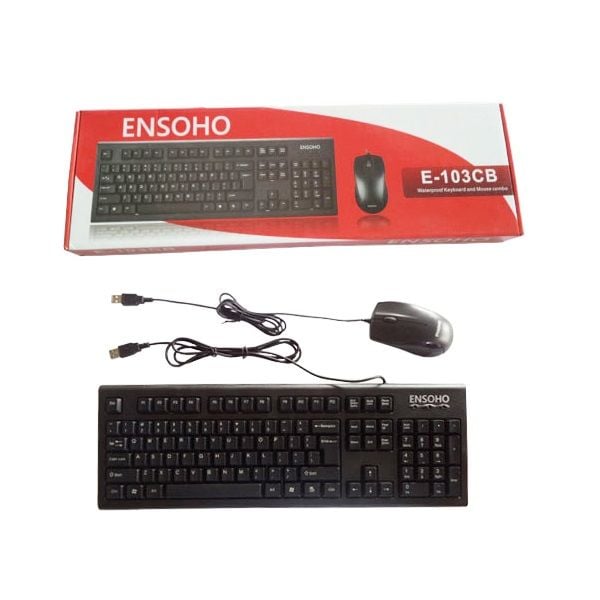 COMBO PHÍM+CHUỘT ENSOHO E-103CB NEW