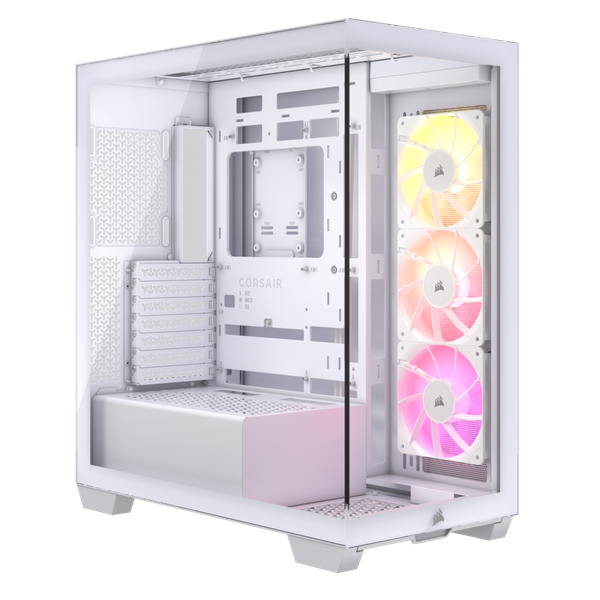 Case Corsair 3500X Mid-Tower White (No Fan)