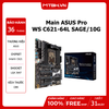 Main ASUS Pro WS C621-64L SAGE/10G (Intel C621, Socket 3647, CEB, 12 khe RAM DDR4)