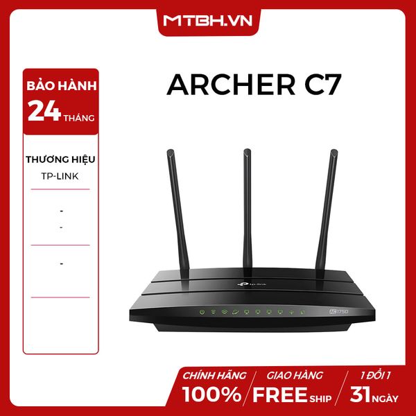 PHÁT WIFI TP-LINK ARCHER C7 BĂNG TẦN KÉP