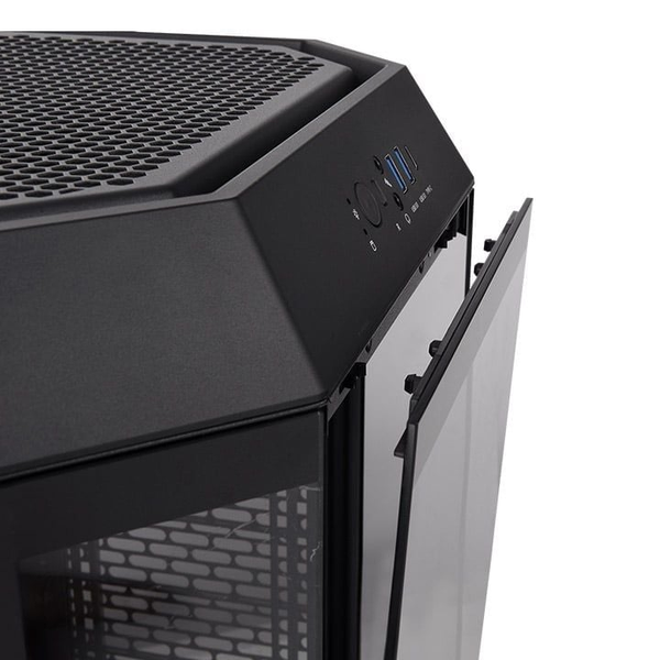 Case Thermaltake The Tower 300 Micro Tower Chassis Black 2 Fan ARGB