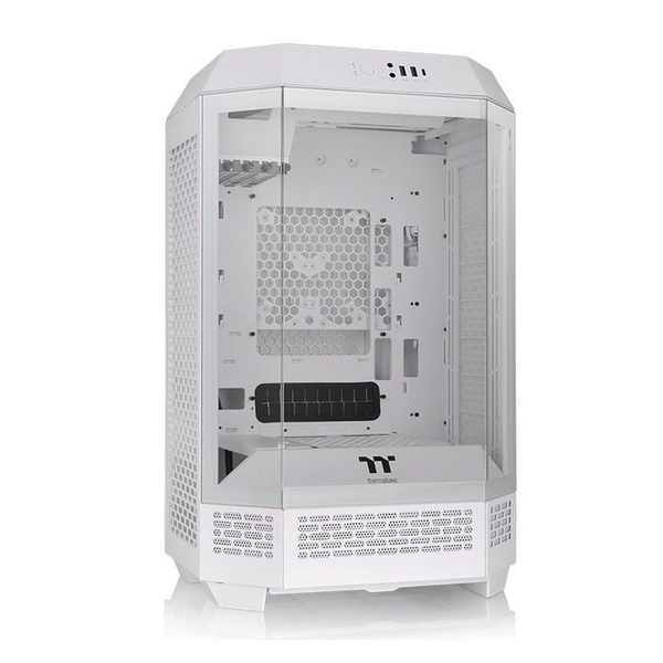 Case Thermaltake The Tower 300 Micro Tower Chassis White 2 Fan ARGB