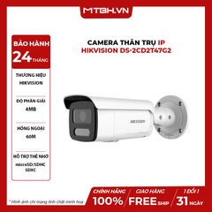 Camera Thân Trụ IP HIKVISION DS-2CD2T47G2-LSU/SL (4MM) C