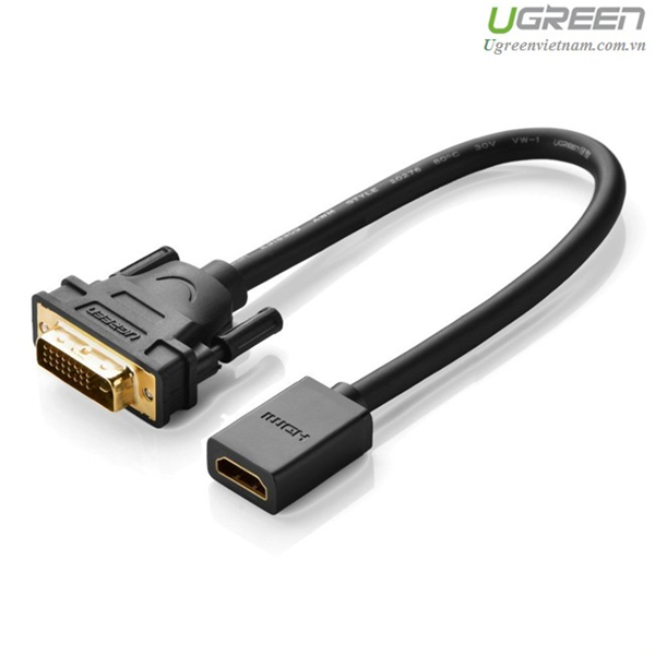 Cáp chuyển đổi DVI 24+1 ra HDMI Ugreen 20118