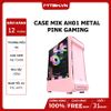 CASE MIK AH01 METAL PINK GAMING KÍNH CƯỜNG LỰC