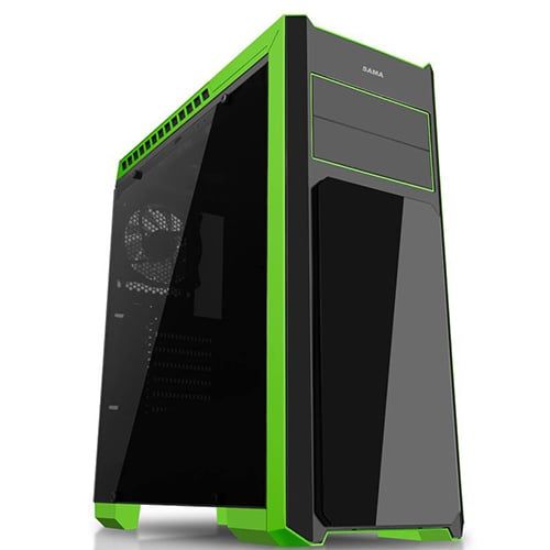 CASE SAMA SAIN-5 XANH-ĐEN (2 FAN SAMA) NEW
