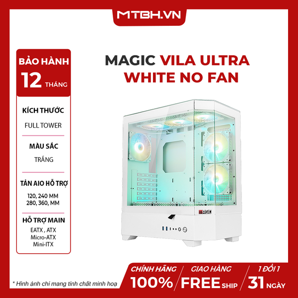 Case MAGIC Vila Ultra White No Fan