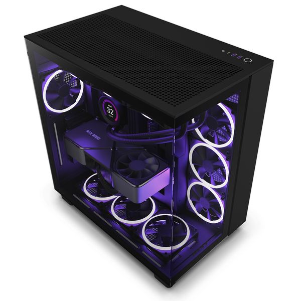 CASE NZXT H9 FLOW ALL BLACK