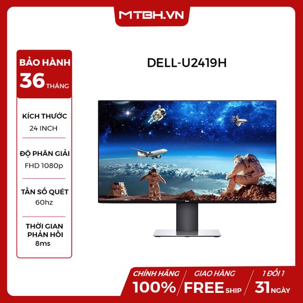 LCD DELL 24 INCH U2419H ULTRA SHARP NEW BH 36TH