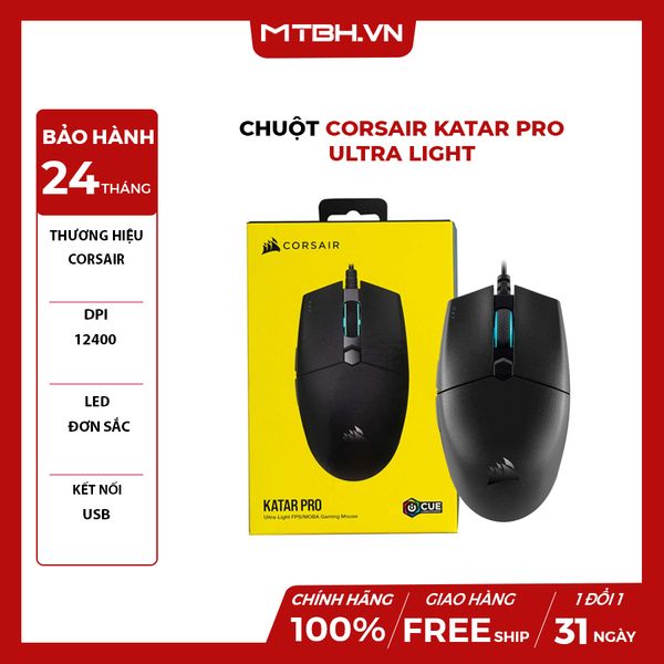 CHUỘT CORSAIR KATAR PRO ULTRA LIGHT