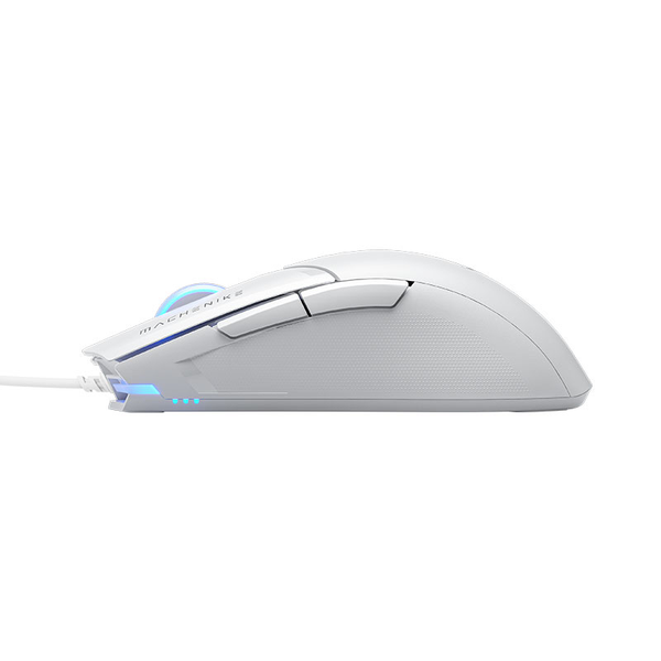 Chuột Machenike M7 Pro Wired White Gaming