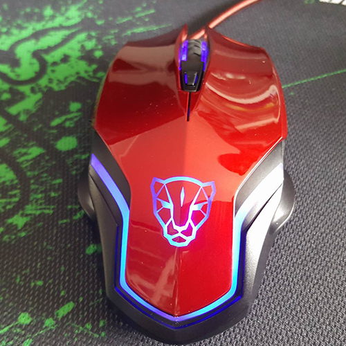 CHUỘT MOTOSPEED F60 RGB (RED) NEW