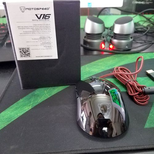 CHUỘT MOTOSPEED V16 ĐEN NEW