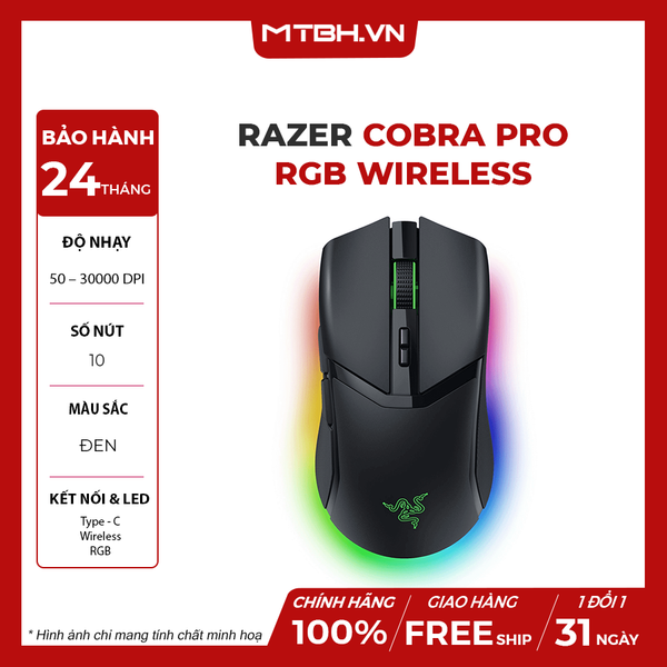 Chuột Razer Cobra Pro RGB Wireless