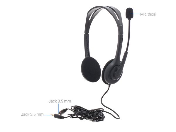 TAI NGHE LOGITECH H110 - JACK 3.5MM