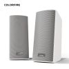 LOA COLORFIRE CSP-2002- DESKTOP SPEAKERS | RGB LIGHTING | WHITE