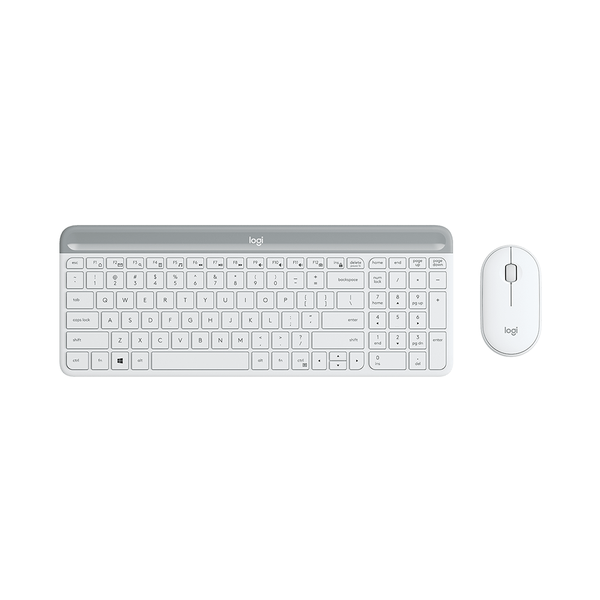 Combo Bàn Phím & Chuột Logitech MK470 USB (Slim Wireless) White
