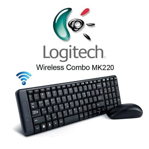 COMBO LOGITECH MK220 PHÍM CHUỘT KHÔNG DÂY NEW