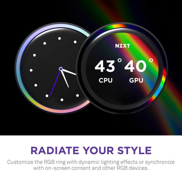 BỘ TẢN NHIỆT NƯỚC NZXT KRAKEN ELITE 420 RGB - V2 - BLACK - 420MM ( RL-KR42E-B2 )