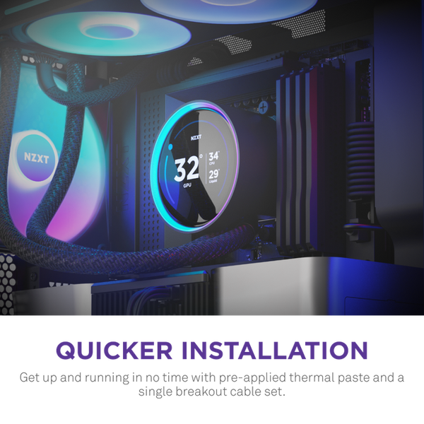 BỘ TẢN NHIỆT NƯỚC NZXT KRAKEN ELITE 420 RGB - V2 - BLACK - 420MM ( RL-KR42E-B2 )