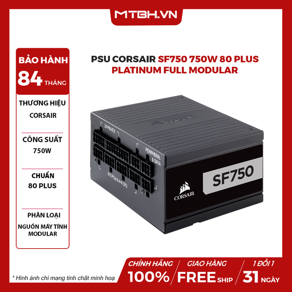 PSU Corsair 750w SF750 80 Plus Platinum Full Modular