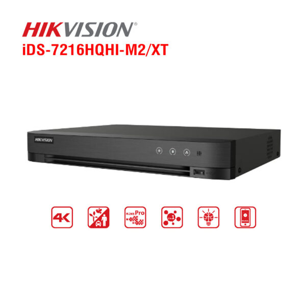 Đầu ghi hình 16 kênh Turbo AcuSense HIKVISION iDS-7216HQHI-M2/XT