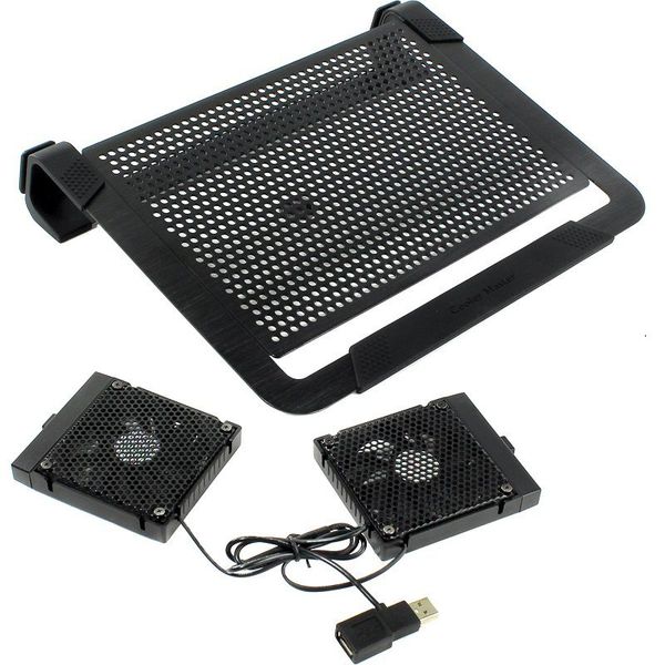 ĐẾ TẢN NHIỆT LAPTOP COOLER MASTER NOTEPAL U2 PLUS BLACK NEW