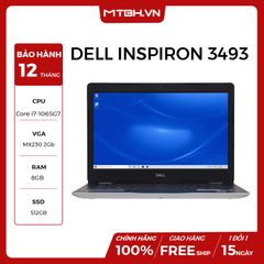 LAPTOP DELL INSPIRON 3493 N4I7131W i7 - 1065G7 | 8GB RAM | 512GB SSD | MX230 2GB | 14'' FHD | WINDOW 10 PSD