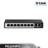 SWITCH POE GIGABIT D-LINK DGS-F1010P - TỐC ĐỘ 10/100/1000MBPS - 10 PORT (8 PORT POE 250M + 2 PORT UPLINK)
