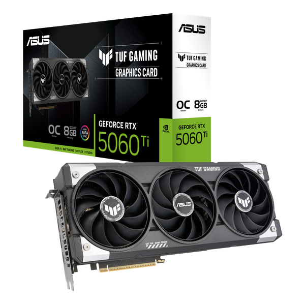 VGA Asus RTX 5060 Ti TUF OC 8GB GAMING